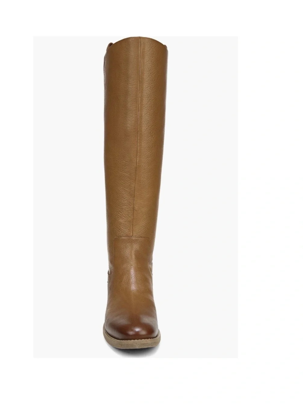 Franco Sarto Meyer Knee High Boot Light Brown Distressed Women’s 7 Wide Calf